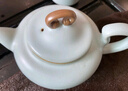 青澹汝窯茶壺陶瓷功夫茶具泡茶壺單壺禮盒裝悠然壺 悠然壺  不開(kāi)片慈字底款 250ml 曬單實(shí)拍圖
