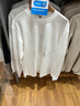 優(yōu)衣庫男裝女裝柔軟圓領(lǐng)T恤/休閑長(cháng)袖上衣25秋冬新款479783 00 白色 L /175/100A 曬單實(shí)拍圖