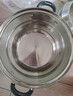 京東京造 蒸鍋 家用304不銹鋼湯鍋加厚燉蒸煮一體燃氣灶家用 雙層28cm 曬單實(shí)拍圖