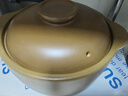 奕壽 砂鍋煲湯鍋家用明火燃氣灶老式土燉鍋瓷煲山西平定亮晶晶小沙鍋 曬單實(shí)拍圖