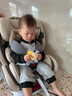 貝倍適（BAYBETSS）兒童安全座椅汽車(chē)用0-4-12歲寶寶360度旋轉嬰兒車(chē)載坐椅ISOFIX 米灰色【遮陽(yáng)棚+上拉帶+側保護】 曬單實(shí)拍圖