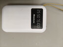 紐曼（Newmine）自帶四線(xiàn)充電寶10000毫安時(shí)小巧移動(dòng)電源 適用蘋(píng)果華為小米手機手電功能3C認證可上飛機高鐵 白色 曬單實(shí)拍圖