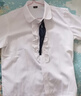 衣諾坊兒童襯衫白色長(cháng)袖衫衣校服打底衫女童 襯衫：白色長(cháng)袖 140CM 曬單實(shí)拍圖