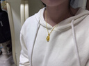 解放碑金店肖邦項鏈黃金 足金999.9黃金素鏈 鎖骨鏈訂婚三金生日過(guò)節送愛(ài)人 足金肖邦項鏈 4.543g（長(cháng)度44cm） 曬單實(shí)拍圖