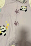 巴拉巴拉嬰兒衣服連體衣秋裝寶寶外出包屁衣立體圍兜可愛(ài)清新甜美 粉紫70032 73cm 曬單實(shí)拍圖