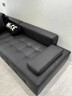 勞倫斯真皮沙發(fā)意式極簡(jiǎn)大小戶(hù)型設計師客廳家用黑色皮藝直排沙發(fā) 全柰迪芬真皮+海綿+乳膠+實(shí)木框架 【3.6*0.98米】分體直排沙發(fā) 曬單實(shí)拍圖