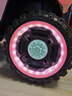 爵士酷派牧馬人兒童電動(dòng)車(chē)可坐大人寶寶四驅越野車(chē)男女孩遙控玩具電動(dòng)汽車(chē) 至尊+粉色+皮座+發(fā)光軟輪+12V14A超威電瓶 曬單實(shí)拍圖