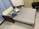 薩迪歐實(shí)木沙發(fā)床折疊書(shū)房客廳多功能單人雙人坐臥兩用可拆洗布藝沙發(fā)床 淺灰色(實(shí)木橡木扶手) 外寬1.28米【木板儲物箱】椰棕款 曬單實(shí)拍圖