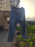 JEEP SPIRIT日系牛仔褲男2025春秋新款舒適百搭寬松直筒闊腿美式高街休閑 藍色 GK N021 M 120-135斤 曬單實(shí)拍圖