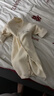 小三月嬰兒衣服秋冬加絨男女寶寶一體絨保暖奧粒絨無(wú)骨連體衣中厚嬰幼兒 AL115小熊米白 80cm 建議15-19斤 曬單實(shí)拍圖