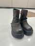 卓詩(shī)尼厚底馬丁靴女款2025新款秋冬棕色美拉德短靴子褲管靴騎士靴 深灰色 【6cm】 37 【加購優(yōu)先發(fā)貨】 曬單實(shí)拍圖