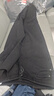 羅蒙（ROMON）牛仔褲男秋冬季休閑褲男士彈力修身小腳褲子男褲 黑色加絨 36 曬單實(shí)拍圖