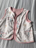 babylove嬰兒馬甲春秋純棉兩面穿寶寶可愛(ài)小坎肩背心保暖馬夾上衣 曬單實(shí)拍圖