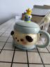 沐霓可愛(ài)馬克杯女喝水杯帶蓋勺杯子禮盒陶瓷杯伴手禮生日禮物女生實(shí)用 可愛(ài)藍色小狗【馬克杯】420ml 曬單實(shí)拍圖
