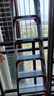 奧質(zhì)梯子家用折疊人字梯加厚鋁合金登高爬梯工程雙側多功能步梯合梯 加固加強版（八步）2.0米高 曬單實(shí)拍圖