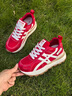啄木鳥(niǎo)厚底阿甘鞋女款2025新款秋冬季紅色德訓鞋休閑運動(dòng)鞋老爹鞋女板鞋 紅色【厚底增高】 37 (235mm) 曬單實(shí)拍圖