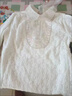 羅蒙蕾絲內搭襯衫女2025新款秋冬時(shí)髦時(shí)尚洋氣加絨打底娃娃領(lǐng)長(cháng)袖上衣 白色加絨 L 【105-120】斤 曬單實(shí)拍圖