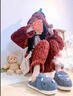 貓人珊瑚絨睡衣女士2025新款秋冬季加絨加厚睡袍法蘭絨可愛大碼家居服 草莓奶蓋 【加厚蓄熱-睡袍+睡褲】 L 【體重約100-120斤】 曬單實拍圖