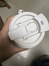 名創(chuàng  )優(yōu)品（MINISO）咖啡杯保溫杯高顏值男女車(chē)載便攜雙飲吸管水杯子 云硅白380ml 曬單實(shí)拍圖