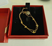 周六福夢(mèng)蝶足金999黃金手鏈女新年生日禮物計價(jià)A0713018 約2.71g 16+3cm 曬單實(shí)拍圖