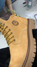 駱駝（CAMEL）王俊凱同款秋冬馬丁靴戶(hù)外工裝大黃靴男 G122W7757TR 金黃 41 曬單實(shí)拍圖
