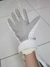 十竹滑雪手套女士加厚防風(fēng)水棉手機觸屏防滑東北加厚抗寒保暖玩雪裝備 白色【防滑防潑水】 曬單實(shí)拍圖
