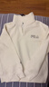 斐樂(lè )FILA半開(kāi)襟男女同款衛衣25秋季新款情侶華夫格寬松休閑翻領(lǐng)女上衣 蒸汽白-IV S 165/88A/S 曬單實(shí)拍圖