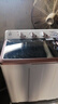 榮事達【純銅電機】半自動(dòng)雙桶洗衣機家用雙桶雙缸強力洗滌塑桶不銹鋼桶家電大型商用老式強勁動(dòng)力大容量 15公斤【純銅電機不銹鋼內桶】塑料蓋板 曬單實(shí)拍圖