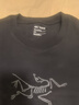 始祖鳥(niǎo)（ARC'TERYX）Arc'Word Logo Shirt SS 男子鳥(niǎo)標純棉透氣圓領(lǐng)上衣短袖T恤 X7991 Black/黑色 S （60kg-70kg）尺碼偏大 曬單實(shí)拍圖