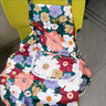 桑菽棉圍裙雙層棉文藝荷葉邊背心式夏季中長(cháng)款圍腰年輕軟妹 牡丹花開(kāi) 1件 雙層 【棉面料】 曬單實(shí)拍圖