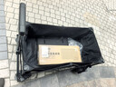 探險者戶(hù)外露營(yíng)推車(chē)聚攏型露營(yíng)車(chē)營(yíng)地車(chē)野營(yíng)可折疊小推車(chē)野餐車(chē)桌板 300L 曜石黑9.5CM雙剎坦克輪+桌板 曬單實(shí)拍圖