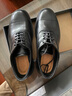 愛(ài)步（ECCO）男鞋商務(wù)皮鞋 牛津鞋正裝鞋通勤皮鞋 都市倫敦系列525684 黑色39 曬單實(shí)拍圖