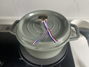 琺寶（staub）法國進(jìn)口琺瑯鑄鐵鍋雙耳煲湯鍋烹飪鍋具尤加利綠色22cm 1025321 曬單實(shí)拍圖