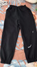 左西童裝男童褲子兒童衛褲春秋款2026新款男孩韓版休閑長(cháng)褲運動(dòng)褲 黑色 150 建議身高150cm左右 曬單實(shí)拍圖