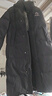 鴨鴨（YAYA）王一博同款冰殼零下20度羽絨服男女長(cháng)款過(guò)膝極寒加厚保暖東北外套 青光黑【王一博力薦】 L 175/92A 曬單實(shí)拍圖