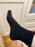 棉十三襪子男士長(cháng)筒男襪中筒秋冬季商務(wù)休閑純色黑白色潮長(cháng)襪運動(dòng)風(fēng)7雙 曬單實(shí)拍圖