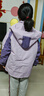 多瞇童話(huà)女童春秋冬裝新款洋氣兒童可拆風(fēng)衣加絨卡通拼色三合一保 150紫色 曬單實(shí)拍圖