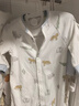 戴維貝拉（DAVE＆BELLA）百天寶寶衣服全棉小童連體衣春裝新品嬰兒爬爬服嬰幼兒睡衣哈衣 動(dòng)物印花【現貨】 73cm （建議身高66-73cm） 曬單實(shí)拍圖