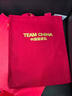 TEAM CHINA經(jīng)典帆布環(huán)保袋斜挎帆布包女包單肩包TEAM CHINA中國國家隊 紅色 曬單實(shí)拍圖