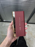 智父華為matexs2手機殼新款mate xs2折疊屏全包防摔典藏版電鍍真皮翻蓋保護套HUAWEI超薄高級感男外殼 【寰宇紅】頭層牛皮*翻蓋全包*秒變XT 華為Mate Xs2/典藏版 曬單實(shí)拍圖