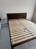 源氏木語(yǔ)全實(shí)木床北美黑胡桃木雙人床現代簡(jiǎn)約主臥大床臥室家具 (黑胡桃木)低鋪床不含墊1.8*2m 曬單實(shí)拍圖