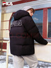 FILA 斐樂(lè )官方男士羽絨服2025冬季新款時(shí)尚休閑寬松保暖連帽外套 正黑色-BK 3XL 190/108A/XXXL 曬單實(shí)拍圖