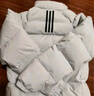 阿迪達斯 （adidas）冬季男子通勤防風(fēng)保暖上衣立領(lǐng)運動(dòng)70%鴨絨羽絨服 M碼 曬單實(shí)拍圖