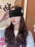 竹篦坊隔音耳罩眼罩睡眠遮光睡覺(jué)耳塞防噪音睡覺(jué)降噪睡眠專(zhuān)用神器黑色 曬單實(shí)拍圖