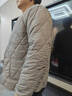 男士棉衣內膽新款秋冬季加絨加厚內穿防寒保暖小棉襖立領(lǐng)棉服外套 卡其色-全身加絨 XL 建議120-140斤 曬單實(shí)拍圖