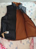 花花公子（PLAYBOY）雙面穿青少年馬甲秋冬季新款加厚保暖坎肩背心男女款高級感馬夾 【馬甲+挎肩包】黑色 L 曬單實(shí)拍圖