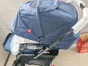 好孩子（gb）C400 嬰兒車(chē)可坐可躺雙向遛娃高景觀(guān)易折疊寶寶嬰兒推車(chē) 藏青 曬單實(shí)拍圖