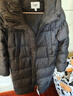 森馬（Semir）陳都靈同款|90絨子長(cháng)款羽絨服女2025冬新款三防H版型顯瘦連帽外套 [雅黑]黑色（灰鴨絨）90001 M 曬單實(shí)拍圖