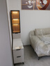 捷順行沙發(fā)邊柜側邊柜客廳置物柜家用柜簡(jiǎn)約邊幾柜 奶咖色80*30*165包安裝 曬單實(shí)拍圖