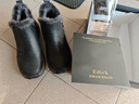 Edick意大利風(fēng)國際品牌皮毛一體男士棉靴羊毛保暖防寒靴軟底真皮防滑雪 黑色 43 運動(dòng)鞋碼 曬單實(shí)拍圖